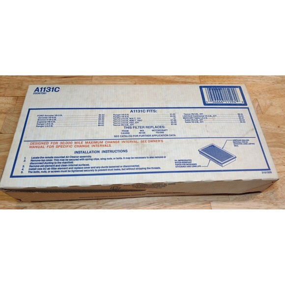 ACDelco A1131C Air Filter 25097061 Brand New - Picture 3 of 8